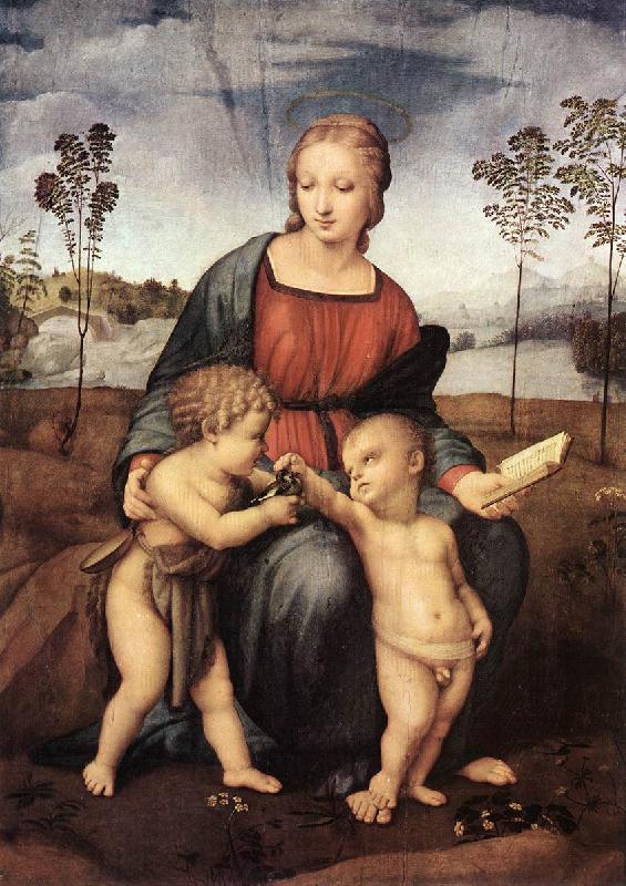 RAFFAELLO Sanzio Madonna del Cardellino ert Sweden oil painting art